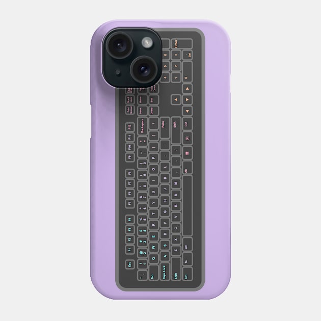 Fun And Games - Keyboard Phone Case by AshAroha