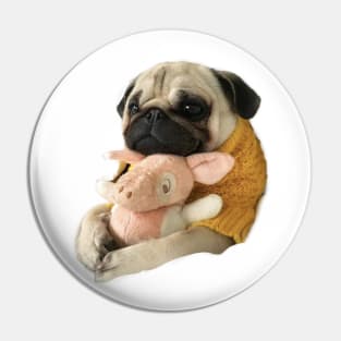 Pug Pet Dog Pin