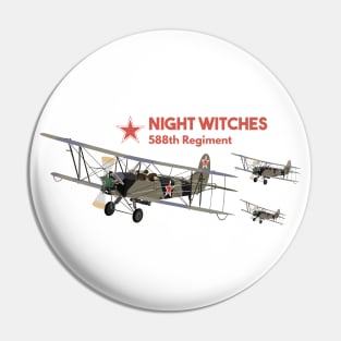 Night Witches Female WW2 Pilots Pin