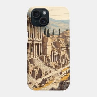 Ephesus Turkey Vintage Retro Travel Tourism Phone Case