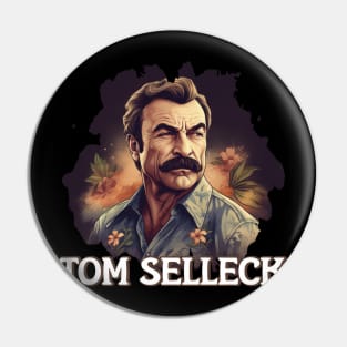 Tom Selleck Pin