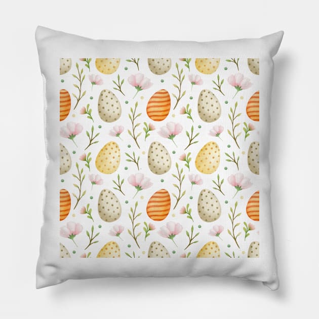 Easter Egg | Happy Easter Pillow by gronly