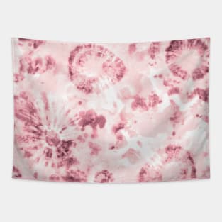 Pink Psychedelic Tie-Dye Tapestry