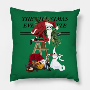 The Christmas Eve Gazette Pillow