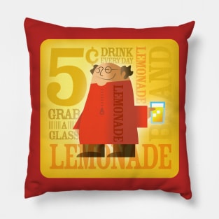 Lemonade Man Pillow