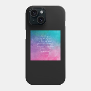 Galatians 5:22-23, Fruit of the Spirit Bible Verse Phone Case