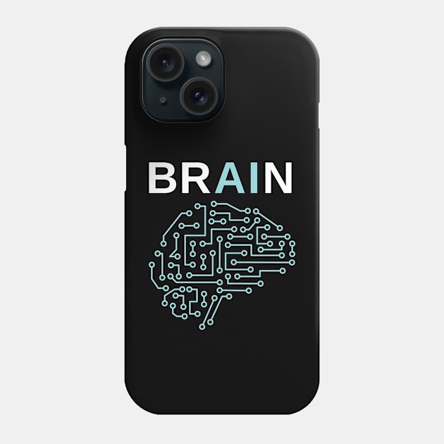 BRAIN AI Phone Case by Decamega