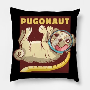 Pug Astronaut Pillow