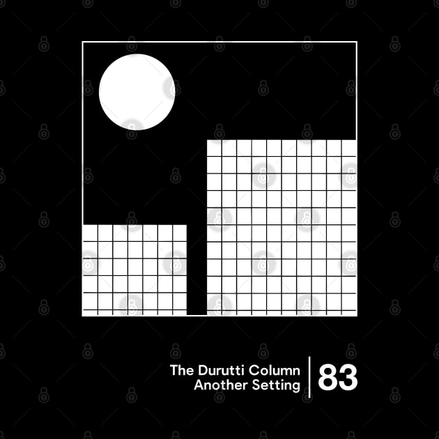 The Durutti Column - Minimal Graphic Design Tribute by saudade