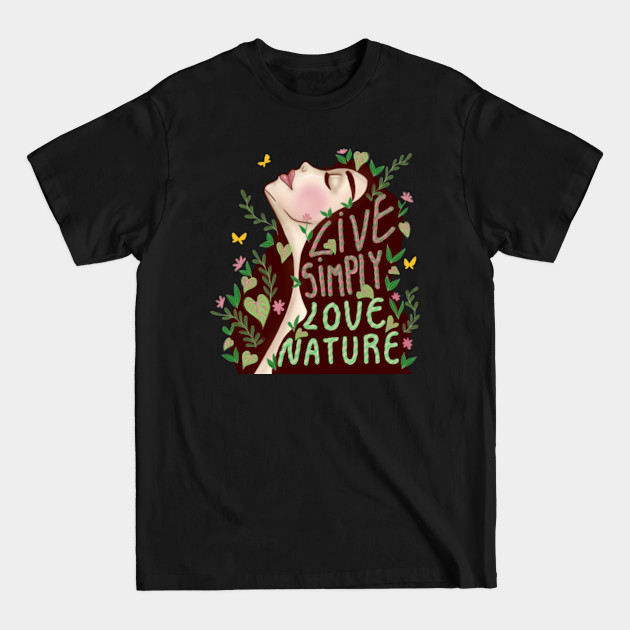 Live Simple Love Nature - T-Shirt