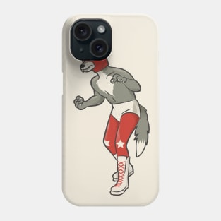 Funny Mexican Xolo Hairless Dog Luchador Wrestler Sketch Drawing Phone Case