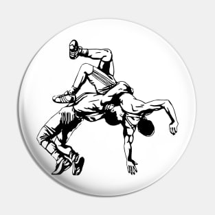 Wrestling Tshirt Pin