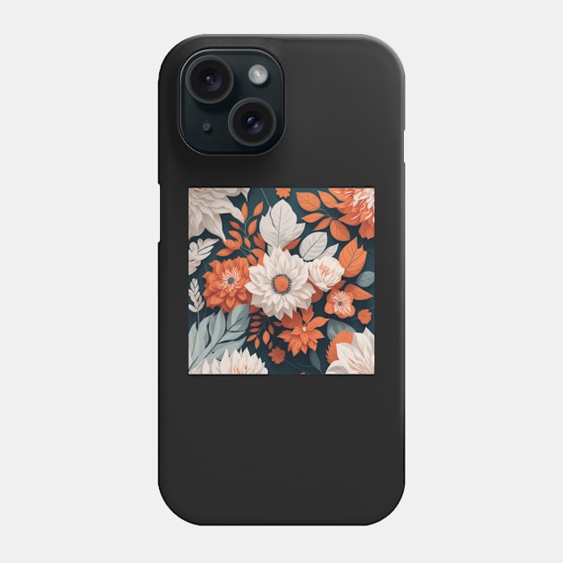 Blooming Rhapsody Pattern Phone Case by JEWEBIE