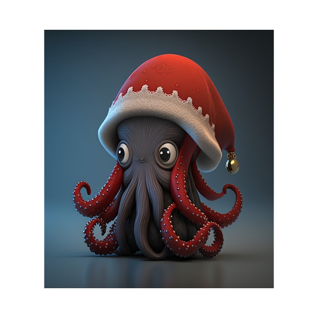 Octopus Santa by FA_Store