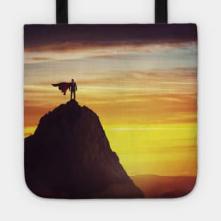 superhero conceptual scene Tote