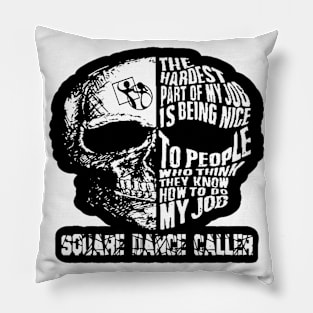 Caller Skull BLK Pillow