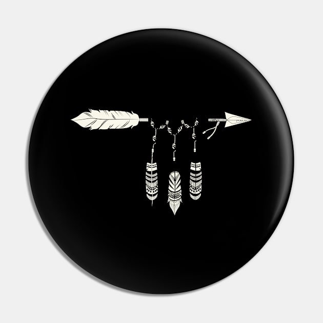 Arrow I Indigenous I Native American Pin by Shirtjaeger