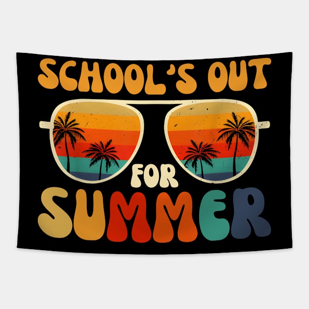 Schools Out For Summer Last Day Of School Teacher End Of School Tapestry by Lovelydesignstore