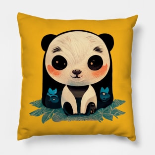 cute baby panda Pillow