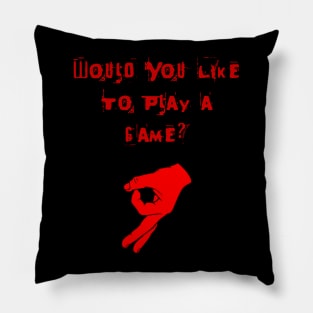 CIRCLE HAND GAME SAW Pillow