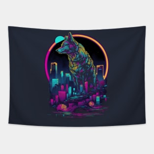 Electric Fox is the king of a cyberspace Tapestry