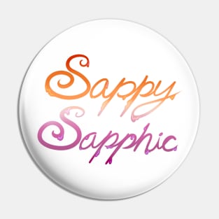 Sappy Sapphic Pin