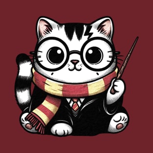 Cat with magic wand T-Shirt