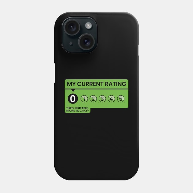 Tired, Irritable Prone to Crazy Funny Grumpy Old Man Phone Case by NerdShizzle