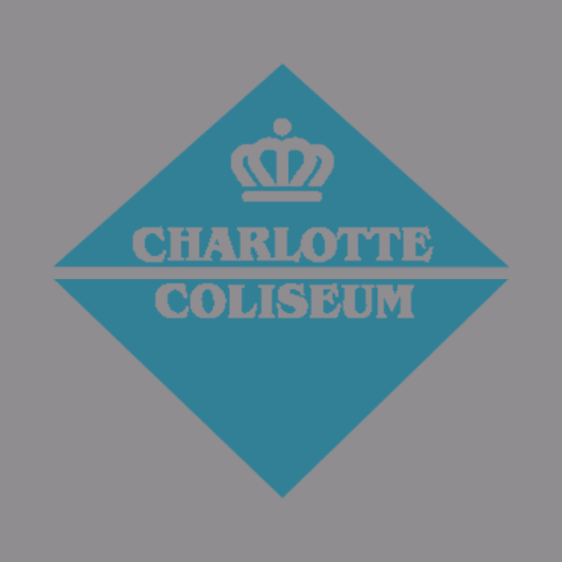 Charlotte Coliseum Retro Vintage by Charlotte Retro