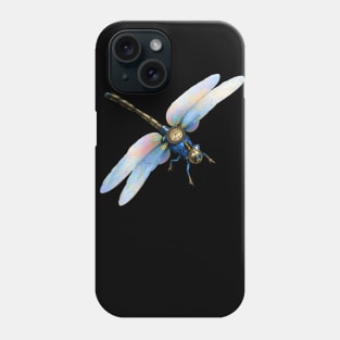 Steampunk Dragonfly with Clock Phone Case