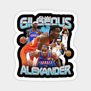 Vintage Shai Gilgeous Alexander 90s Retro Magnet