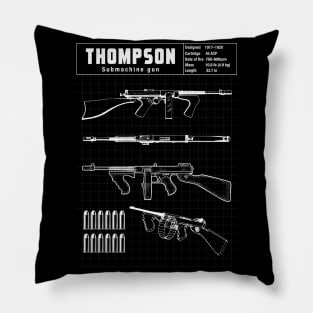 THOMPSON SUBMACHINE GUN Pillow