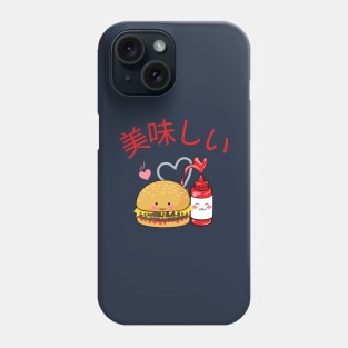 Delicious Cheeseburger v2 Phone Case