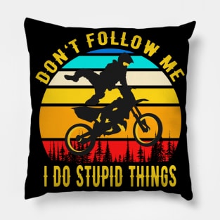 Motocross funny Motorcycle Dirt Bike Pillow