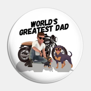 World's Greatest Dad Pin