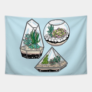 Beautiful Succulent Terrarium Tapestry