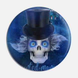 Haunted Mansion hat skull Pin