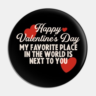 Happy Valentines day Pin