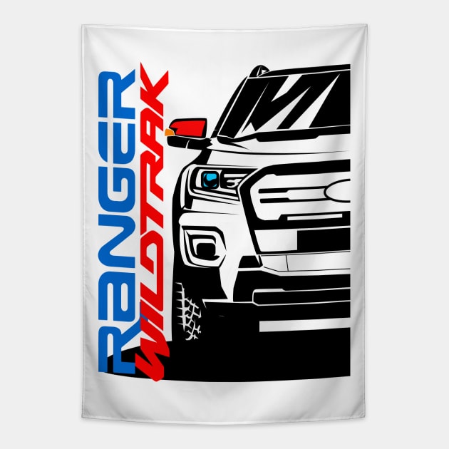 Ford Ranger Wildtrak 2020 Tapestry by gaplexio