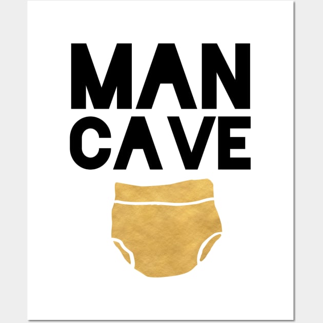 Poster Man Cave Guy Stuff Seamless Pattern 