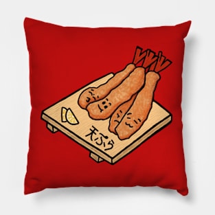 Funny Tempura Japanese Food Pillow