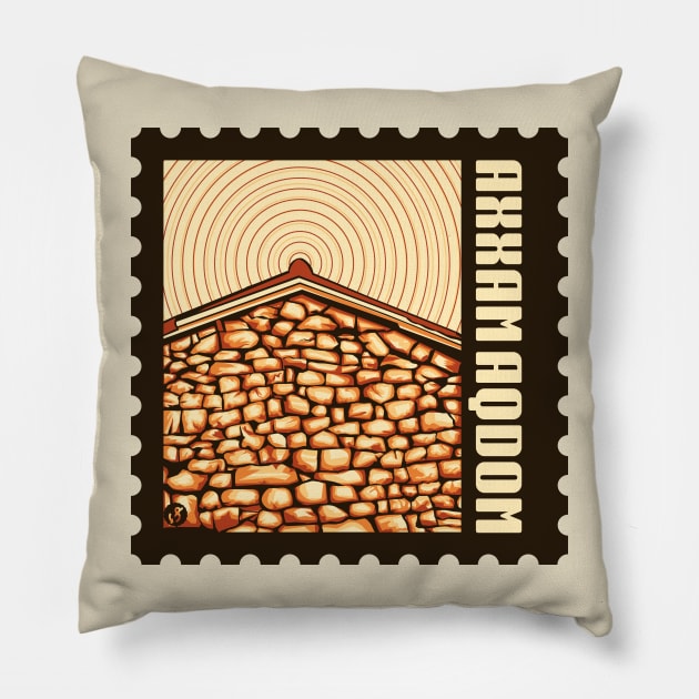 ancient Kabyle house Pillow by Stamp