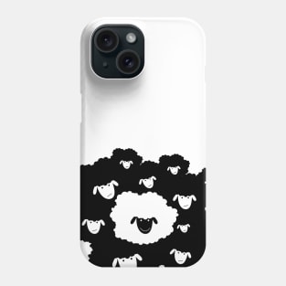 WHITE SHEEP Phone Case