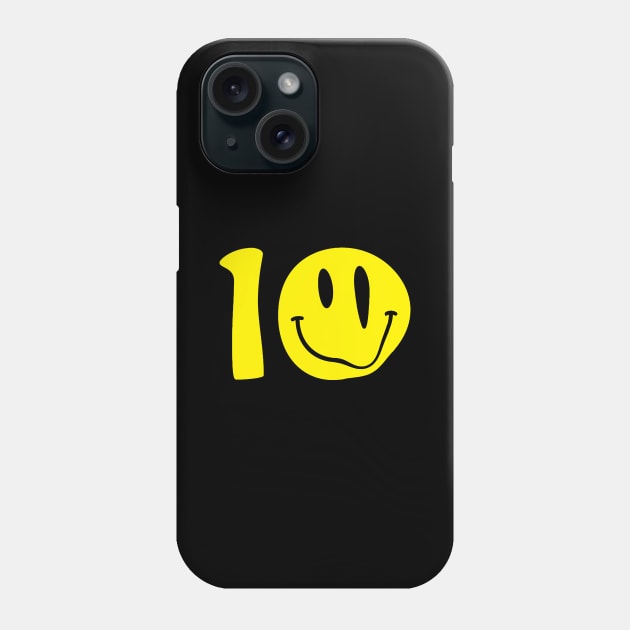 RAVE MUSIC - HAPPY YELLOW DISTORTION FROM THE 90S Phone Case by BACK TO THE 90´S