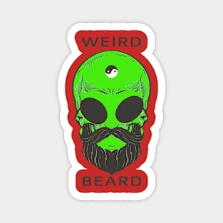 Weird Beard Magnet