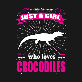 Just A Girl Who Love's Crocodile Outfit T-Shirt