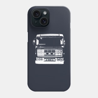 Vintage 1970s ERF B Series lorry monoblock white Phone Case