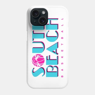 South Beach Basketball - White Phone Case