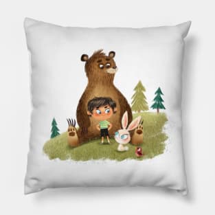 Bear + friends Pillow