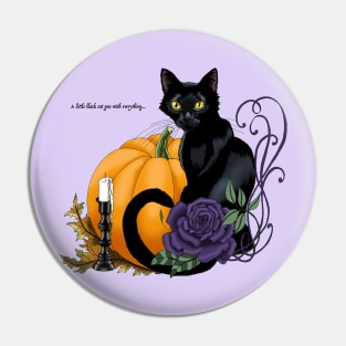 Little Black Cat Pin